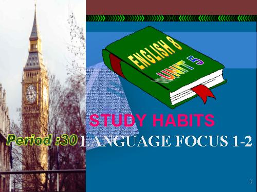 Eng lish - language focus