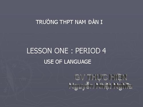 lesson one period 4