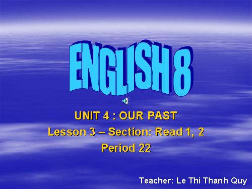 Bave 8: Unit4 lesson 3