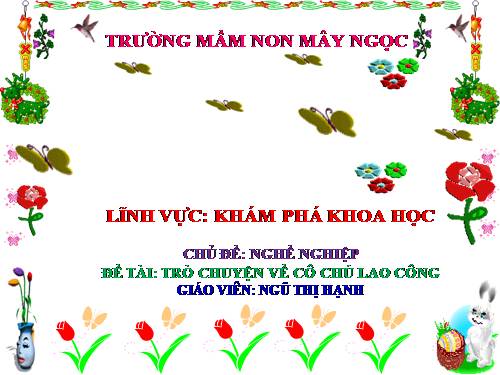 trò chuyện về cô chú lao công