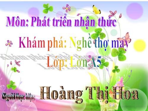 Khám phá  (5 tuổi).