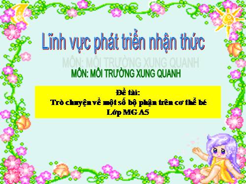 giáo án mẫu giáo lớn