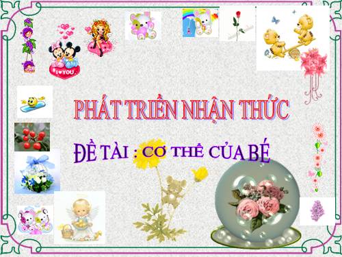 Trò chuyện về các bộ phận trên cơ thể bé