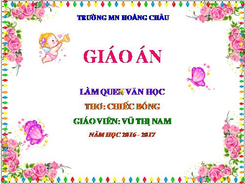 thơ chiếc bóng 5 tuổi