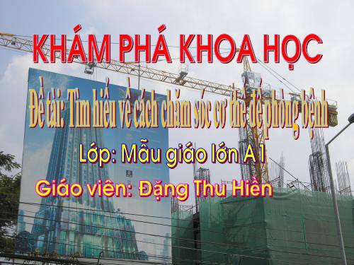 tìm hiểu cách chăm sóc cơ thể phòng bệnh