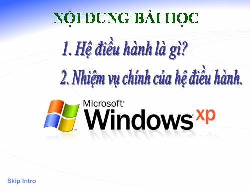 Bài 10. Hệ điều hành làm những việc gì?