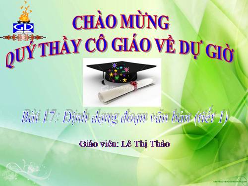 Bài 17. Định dạng đoạn văn bản