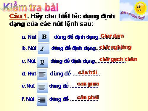 Bài 18. Trình bày trang văn bản và in