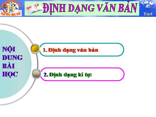 Bài 16. Định dạng văn bản