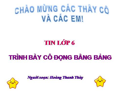 Bài 21. Trình bày cô đọng bằng bảng