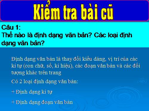 Bài 17. Định dạng đoạn văn bản