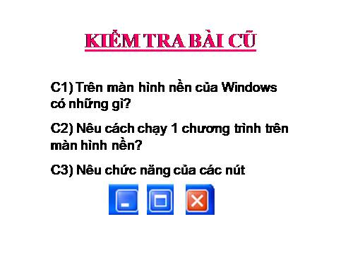 Bài thực hành 2. Làm quen với Windows