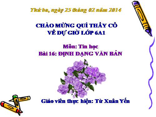 Bài 16. Định dạng văn bản