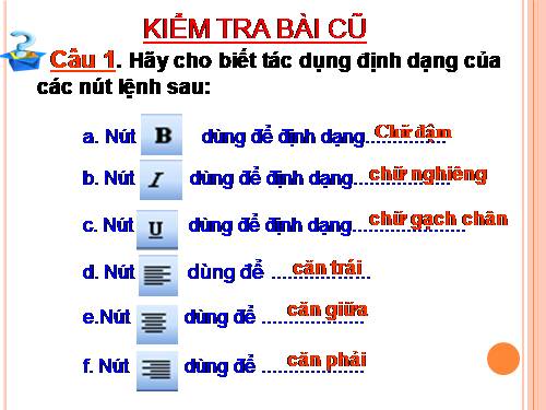 Bài 18. Trình bày trang văn bản và in