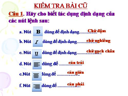 Bài 18. Trình bày trang văn bản và in