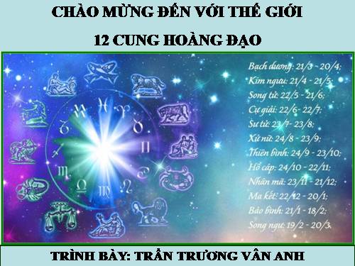 Bài viết về 12 cung hoàng đạo và một số thông tin liên quan!