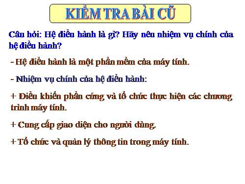 Bài 11. Tổ chức thông tin trong máy tính