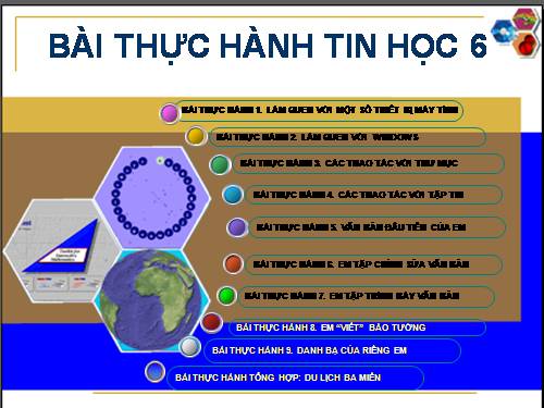 Tổng hợp tất cả các bài thực hành tin học 6