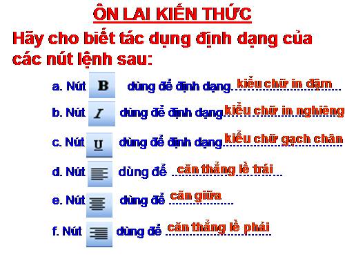 Bài 18. Trình bày trang văn bản và in