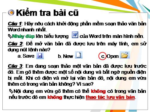 Bài 13. Làm quen với soạn thảo văn bản