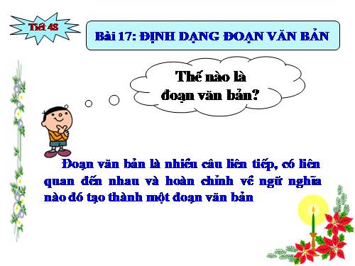 Bài 17. Định dạng đoạn văn bản