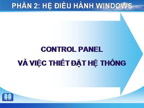 TIẾT 2526 control panel