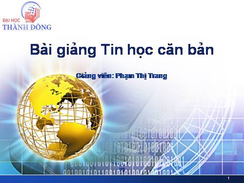 Giáo án Word văn phòng