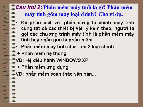 Bài 9. Vì sao cần có hệ điều hành?