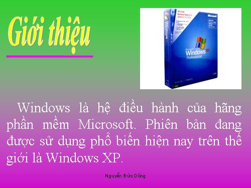 Bài 12. Hệ điều hành Windows