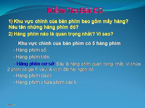 Bài 7. Sử dụng phần mềm Mario để luyện gõ phím