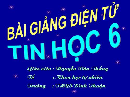 Bài 11. Tổ chức thông tin trong máy tính