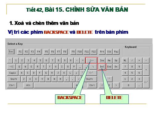 Bài 15. Chỉnh sửa văn bản