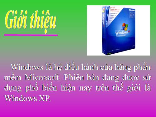 Bài 12. Hệ điều hành Windows