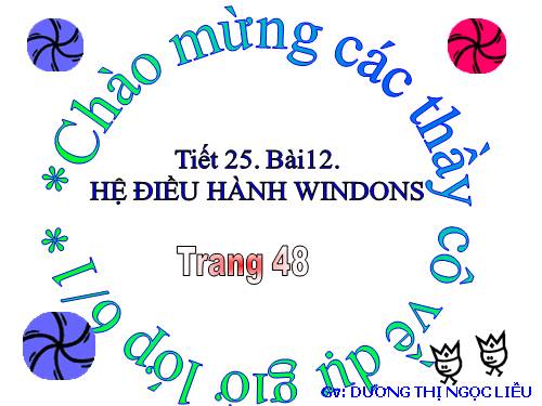 Bài 12. Hệ điều hành Windows