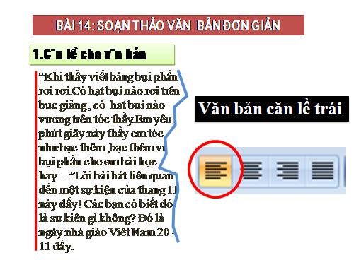 Bài 14. Soạn thảo văn bản đơn giản