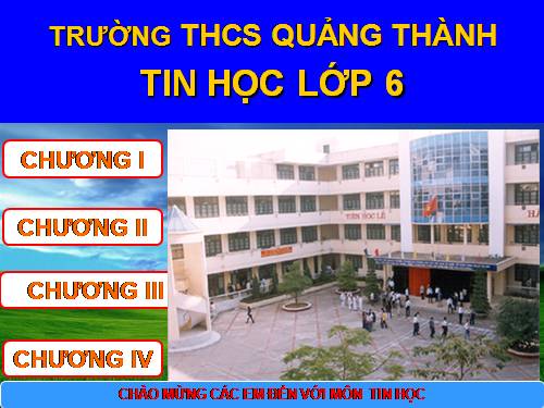 Bài 1. Thông tin và tin học