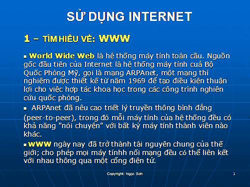 Su dung internet