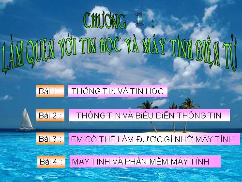 Bài 1. Thông tin và tin học