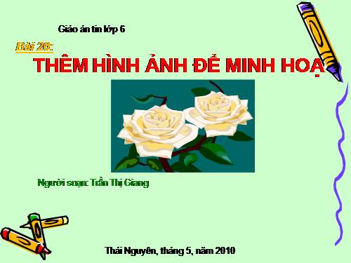 Bài 20. Thêm hình ảnh để minh họa