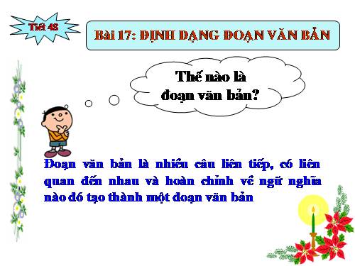 Bài 17. Định dạng đoạn văn bản