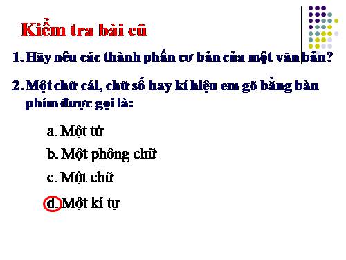 Bài 15. Chỉnh sửa văn bản