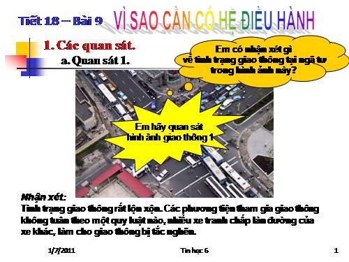 Bài 9. Vì sao cần có hệ điều hành?