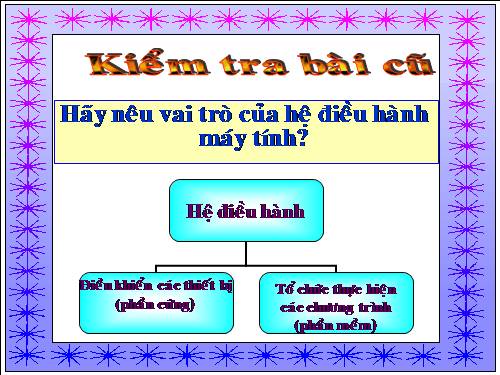 Bài 10. Hệ điều hành làm những việc gì?