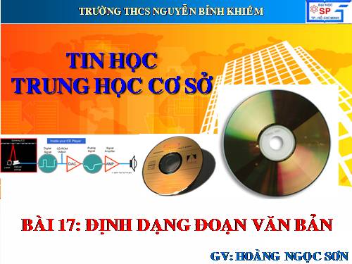 Bài 17. Định dạng đoạn văn bản