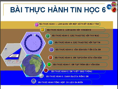 Bài thực hành 1. Làm quen với một số thiết bị máy tính