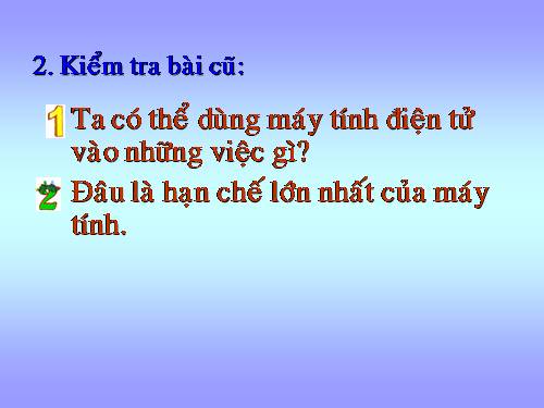 Bài 4. Máy tính và phần mềm máy tính