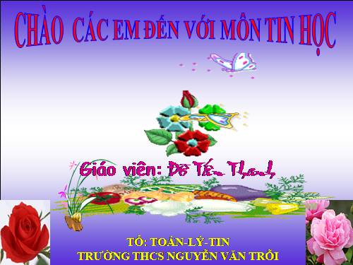 Bài thực hành 1. Làm quen với một số thiết bị máy tính