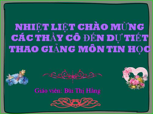 Bài 11. Tổ chức thông tin trong máy tính