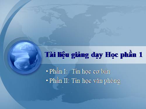 tin học đại cương