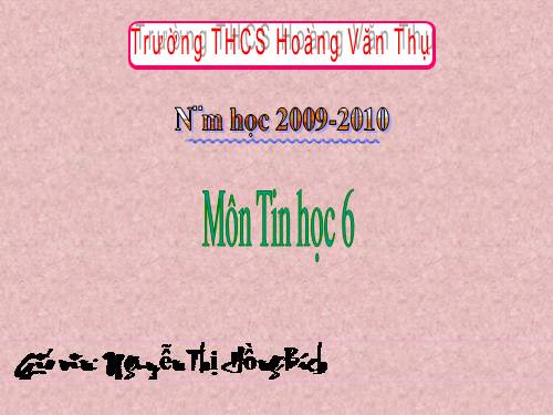 Bài 10. Hệ điều hành làm những việc gì?